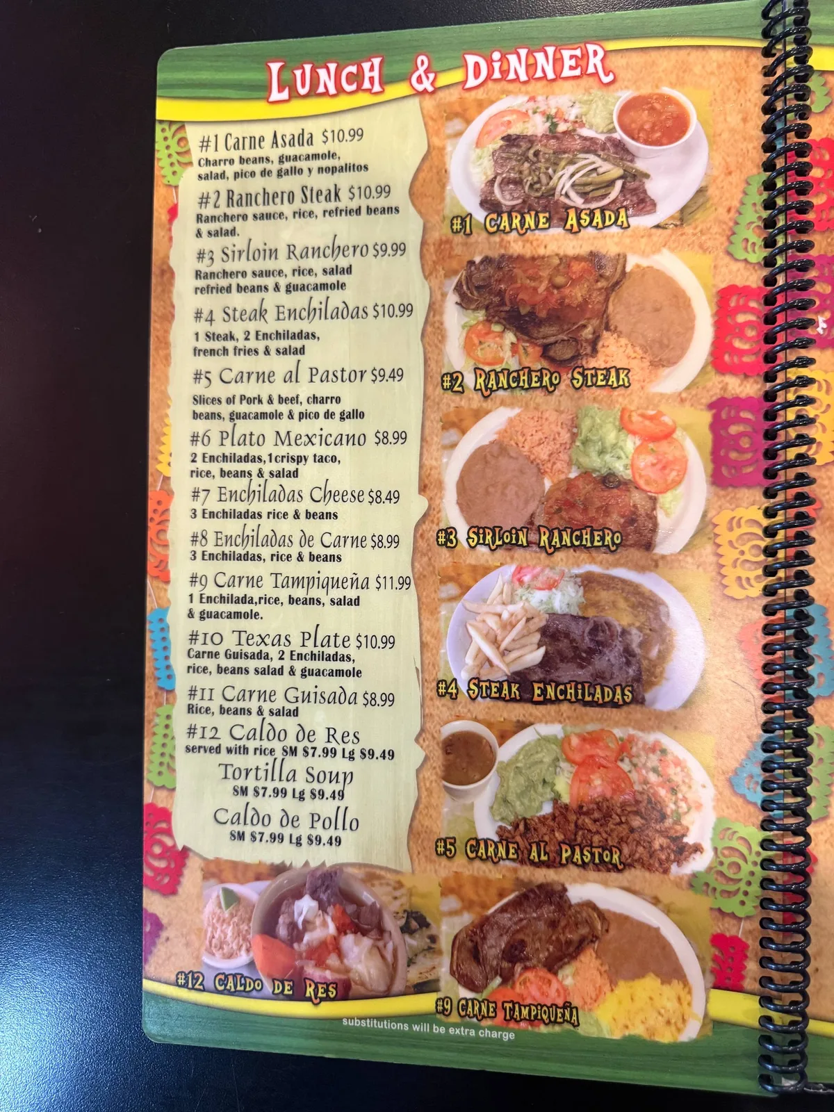 Lunch & Dinner